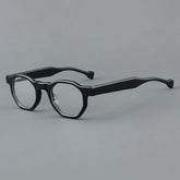 Shoko Vintage Acetate Glasses Frame Geometric Frames Southood Black